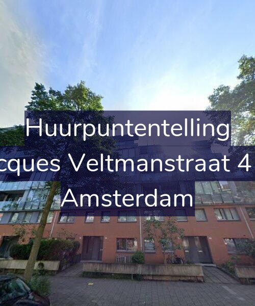 Foto gevel Huurpuntentelling voor Jacques Veltmanstraat 411, Amsterdam
