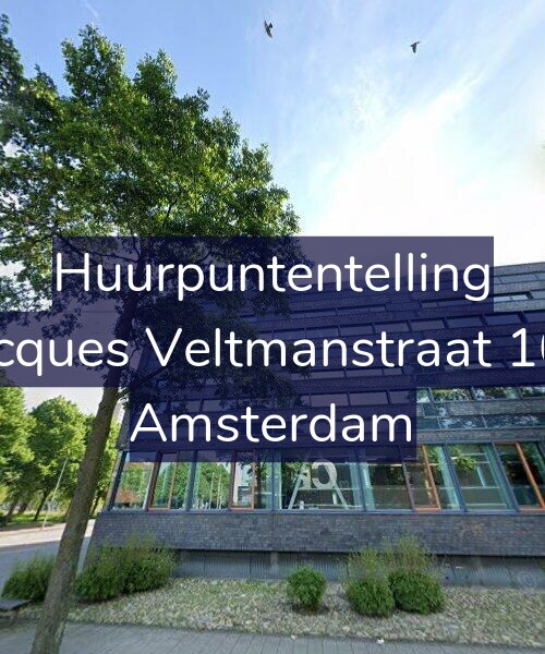 Foto gevel Huurpuntentelling voor Jacques Veltmanstraat 103, Amsterdam
