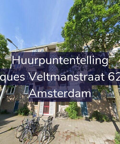Foto gevel Huurpuntentelling voor Jacques Veltmanstraat 62-H, Amsterdam