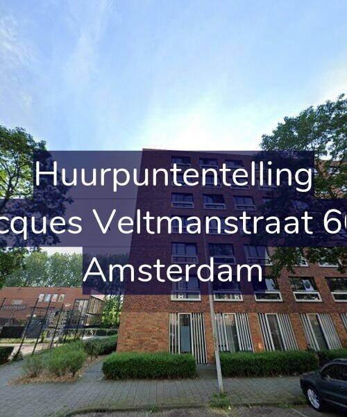 Foto gevel Huurpuntentelling voor Jacques Veltmanstraat 661, Amsterdam
