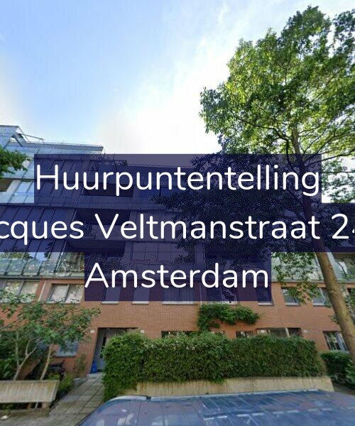 Foto gevel Huurpuntentelling voor Jacques Veltmanstraat 245, Amsterdam