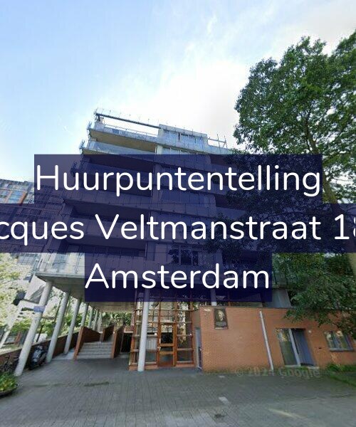 Foto gevel Huurpuntentelling voor Jacques Veltmanstraat 189, Amsterdam