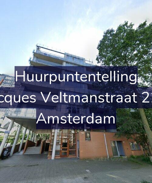 Foto gevel Huurpuntentelling voor Jacques Veltmanstraat 225, Amsterdam