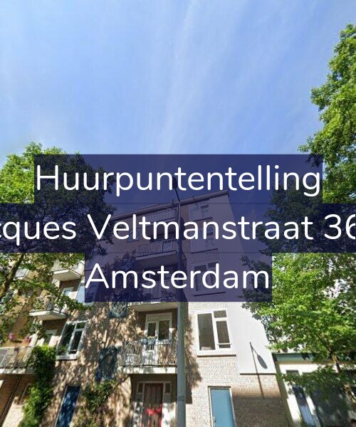 Foto gevel Huurpuntentelling voor Jacques Veltmanstraat 36-2, Amsterdam