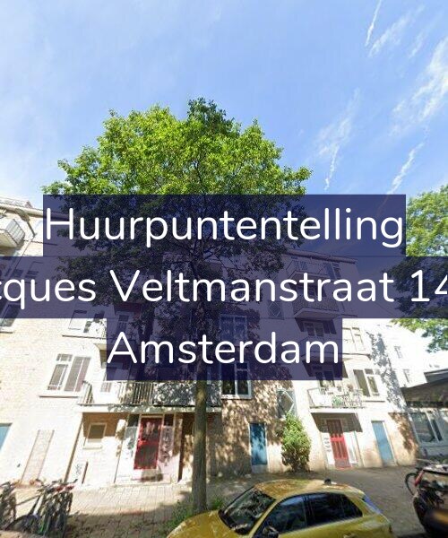 Foto gevel Huurpuntentelling voor Jacques Veltmanstraat 14-1, Amsterdam