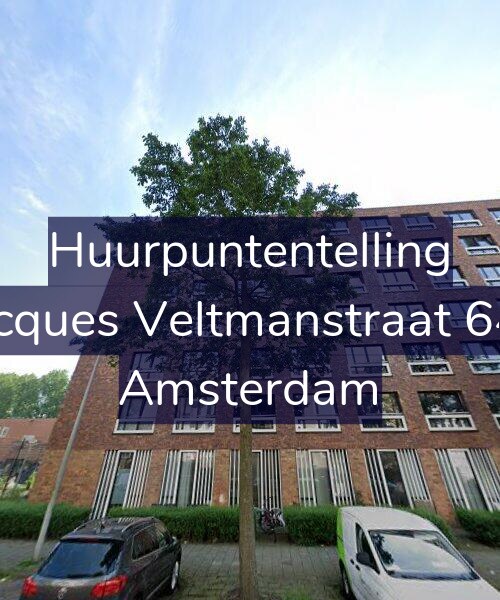 Foto gevel Huurpuntentelling voor Jacques Veltmanstraat 647, Amsterdam