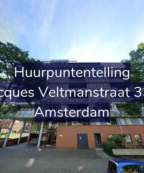 Foto gevel Huurpuntentelling voor Jacques Veltmanstraat 335, Amsterdam