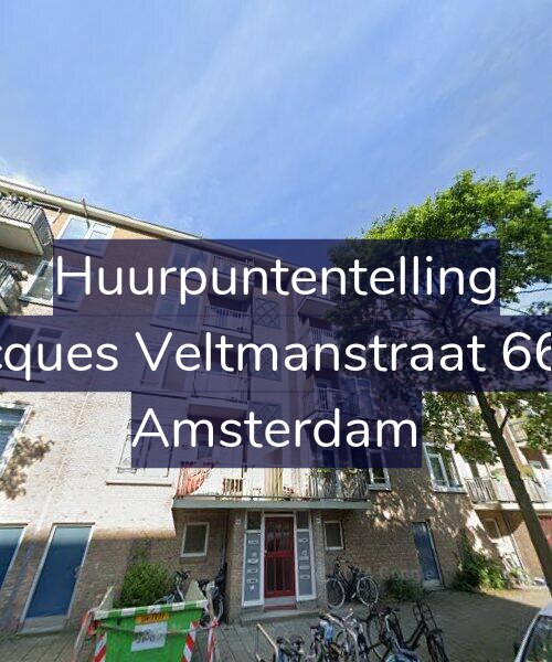 Foto gevel Huurpuntentelling voor Jacques Veltmanstraat 66-1, Amsterdam