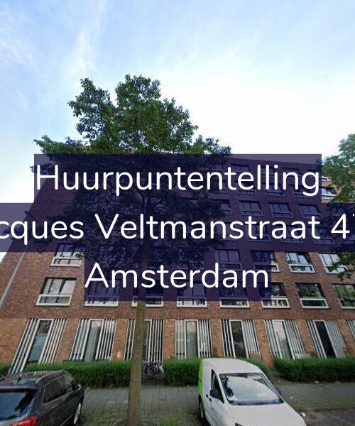 Foto gevel Huurpuntentelling voor Jacques Veltmanstraat 479, Amsterdam