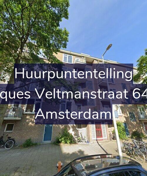 Foto gevel Huurpuntentelling voor Jacques Veltmanstraat 64-H, Amsterdam