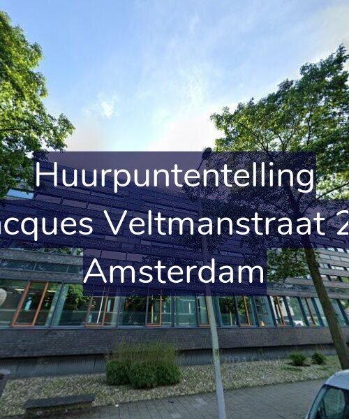 Foto gevel Huurpuntentelling voor Jacques Veltmanstraat 23, Amsterdam