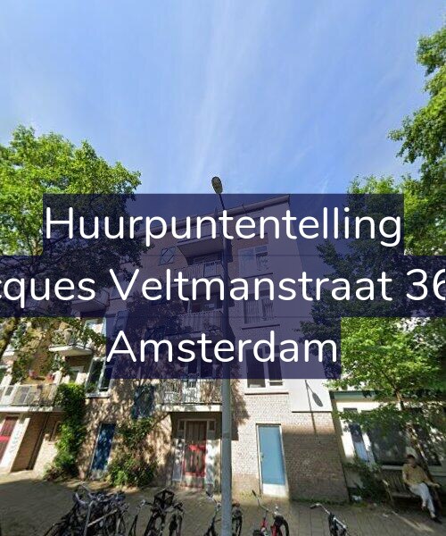Foto gevel Huurpuntentelling voor Jacques Veltmanstraat 36-1, Amsterdam