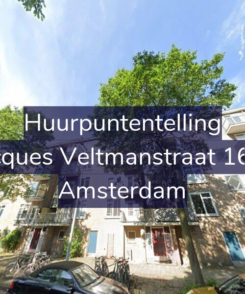 Foto gevel Huurpuntentelling voor Jacques Veltmanstraat 16-1, Amsterdam