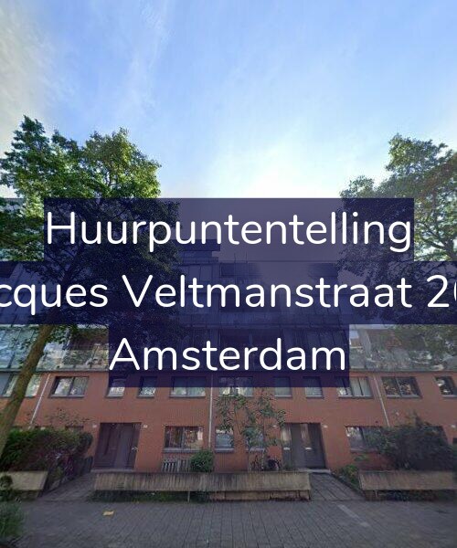 Foto gevel Huurpuntentelling voor Jacques Veltmanstraat 267, Amsterdam