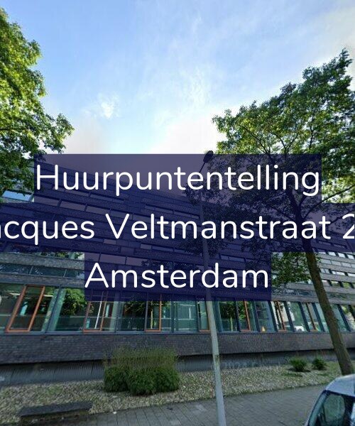 Foto gevel Huurpuntentelling voor Jacques Veltmanstraat 21, Amsterdam
