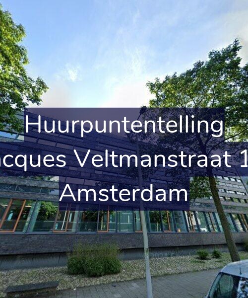 Foto gevel Huurpuntentelling voor Jacques Veltmanstraat 15, Amsterdam