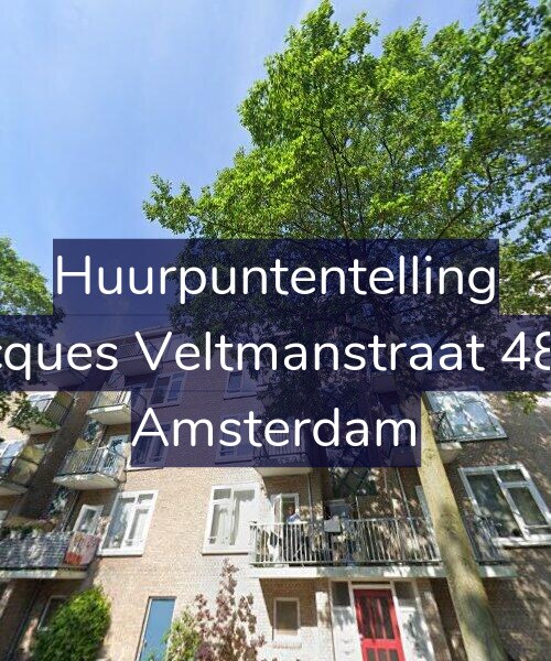 Foto gevel Huurpuntentelling voor Jacques Veltmanstraat 48-2, Amsterdam
