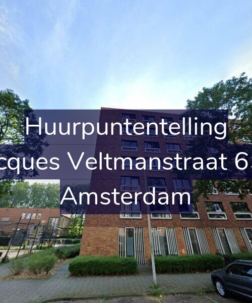 Foto gevel Huurpuntentelling voor Jacques Veltmanstraat 651, Amsterdam