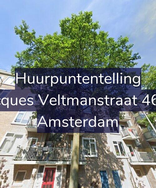 Foto gevel Huurpuntentelling voor Jacques Veltmanstraat 46-3, Amsterdam
