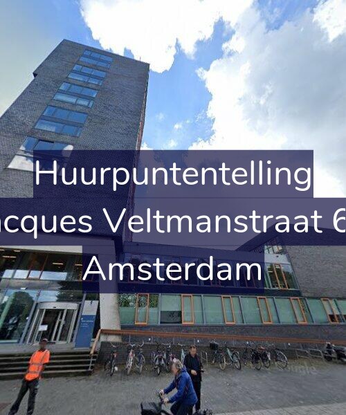 Foto gevel Huurpuntentelling voor Jacques Veltmanstraat 63, Amsterdam