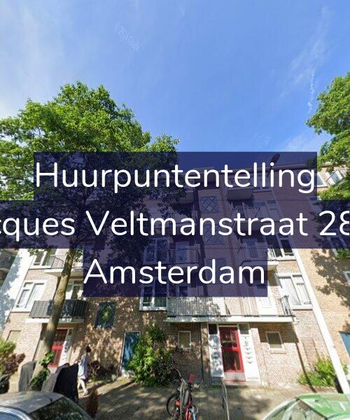 Foto gevel Huurpuntentelling voor Jacques Veltmanstraat 28-1, Amsterdam