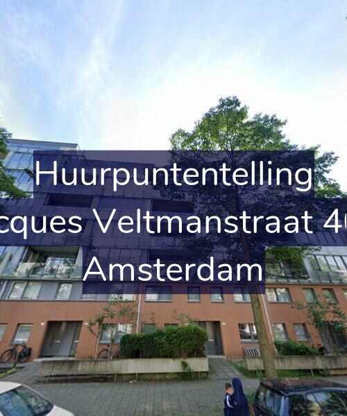 Foto gevel Huurpuntentelling voor Jacques Veltmanstraat 409, Amsterdam