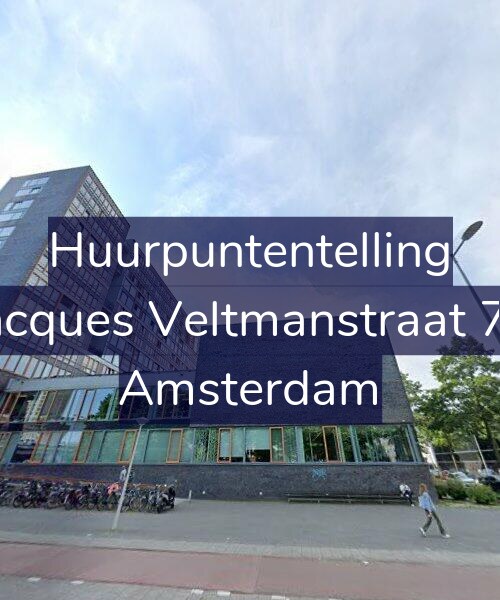 Foto gevel Huurpuntentelling voor Jacques Veltmanstraat 73, Amsterdam