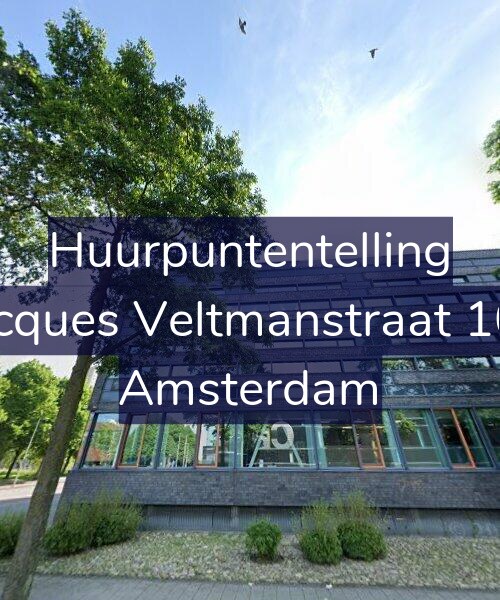 Foto gevel Huurpuntentelling voor Jacques Veltmanstraat 101, Amsterdam