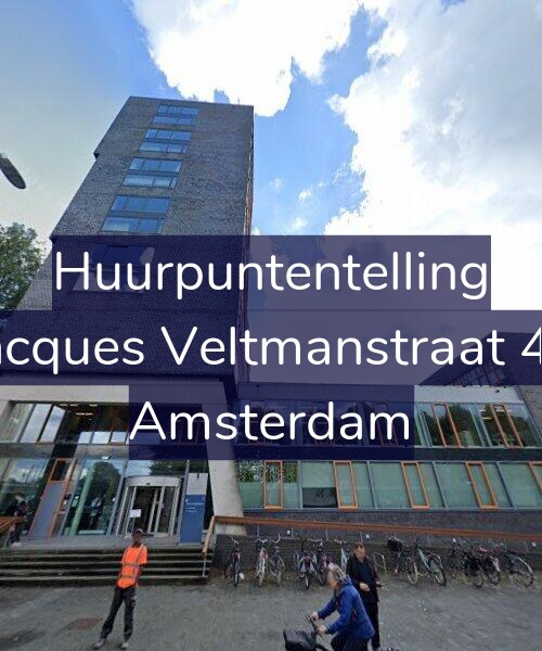 Foto gevel Huurpuntentelling voor Jacques Veltmanstraat 41, Amsterdam