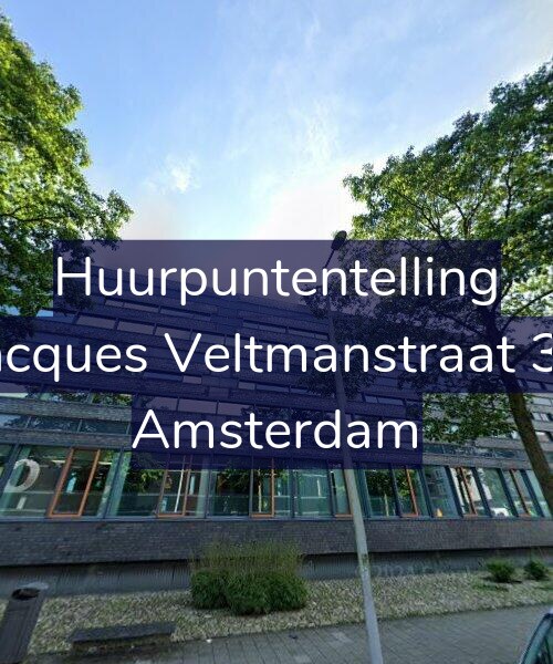 Foto gevel Huurpuntentelling voor Jacques Veltmanstraat 33, Amsterdam