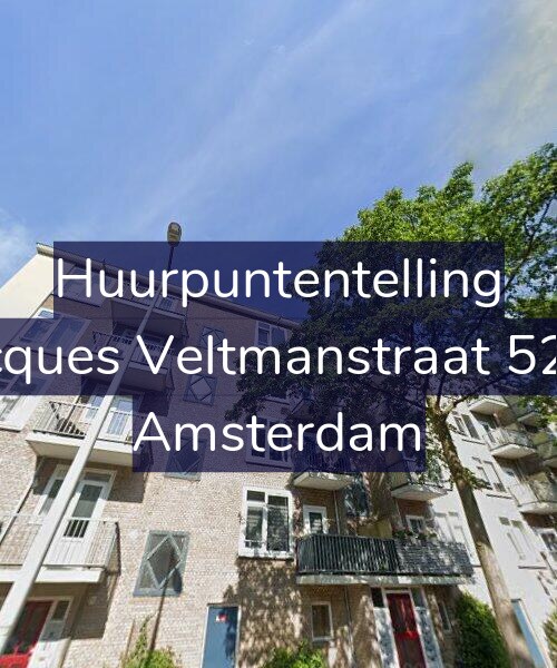 Foto gevel Huurpuntentelling voor Jacques Veltmanstraat 52-3, Amsterdam