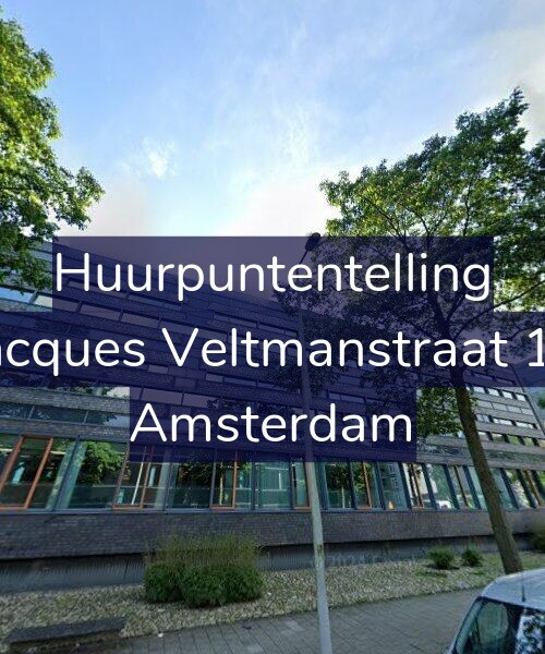 Foto gevel Huurpuntentelling voor Jacques Veltmanstraat 13, Amsterdam