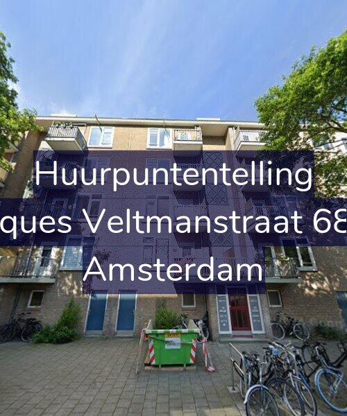 Foto gevel Huurpuntentelling voor Jacques Veltmanstraat 68-H, Amsterdam