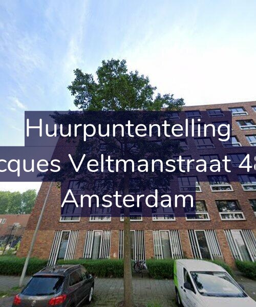 Foto gevel Huurpuntentelling voor Jacques Veltmanstraat 481, Amsterdam