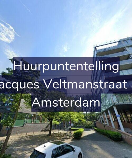 Foto gevel Huurpuntentelling voor Jacques Veltmanstraat 5, Amsterdam