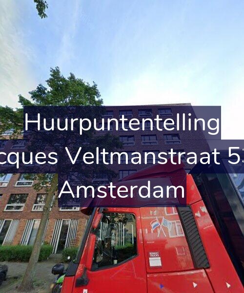 Foto gevel Huurpuntentelling voor Jacques Veltmanstraat 533, Amsterdam