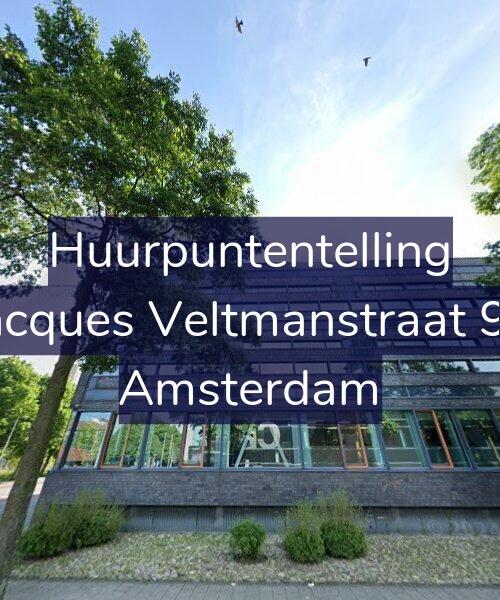 Foto gevel Huurpuntentelling voor Jacques Veltmanstraat 99, Amsterdam