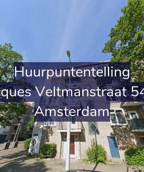 Foto gevel Huurpuntentelling voor Jacques Veltmanstraat 54-1, Amsterdam