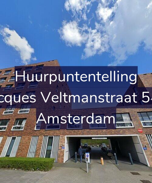 Foto gevel Huurpuntentelling voor Jacques Veltmanstraat 545, Amsterdam