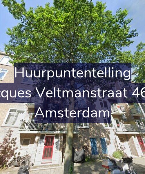 Foto gevel Huurpuntentelling voor Jacques Veltmanstraat 46-1, Amsterdam