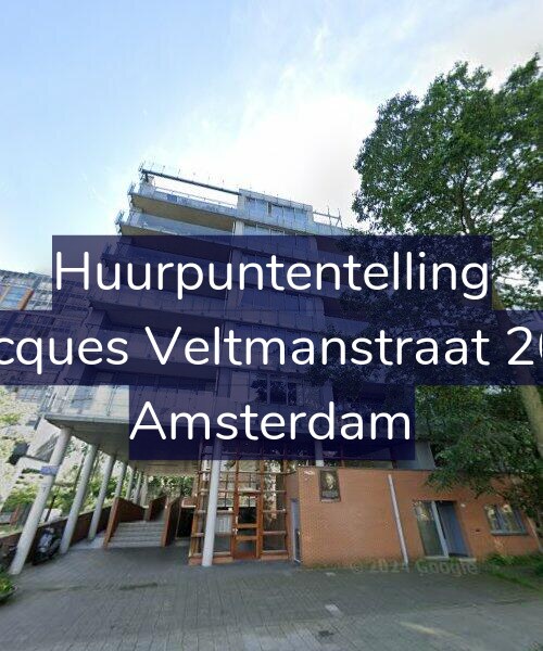 Foto gevel Huurpuntentelling voor Jacques Veltmanstraat 205, Amsterdam