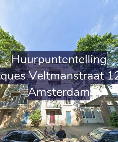 Foto gevel Huurpuntentelling voor Jacques Veltmanstraat 12-1, Amsterdam