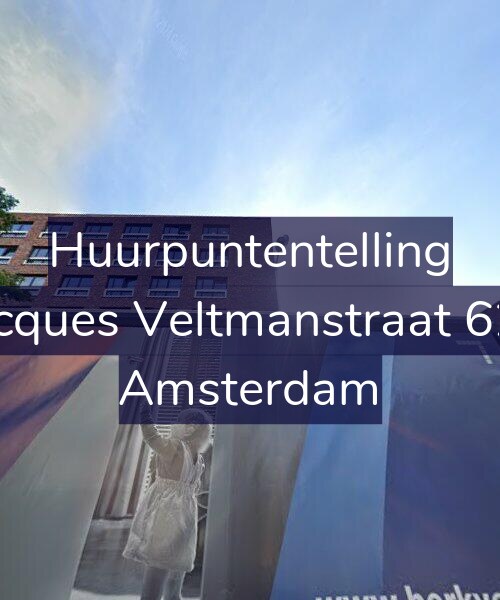 Foto gevel Huurpuntentelling voor Jacques Veltmanstraat 629, Amsterdam