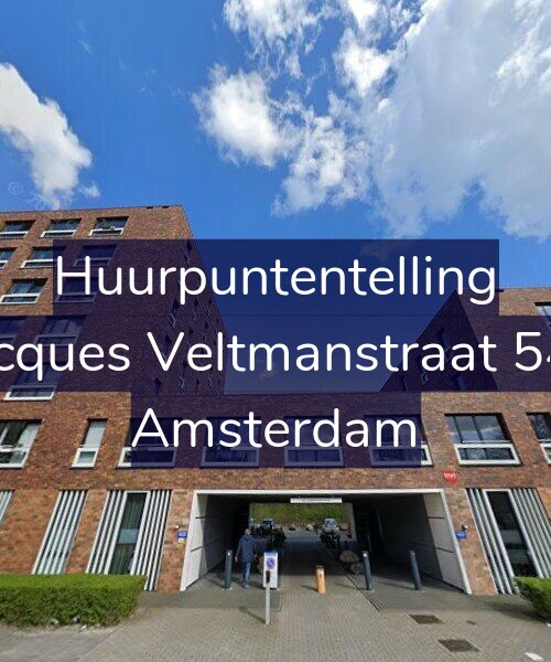 Foto gevel Huurpuntentelling voor Jacques Veltmanstraat 543, Amsterdam