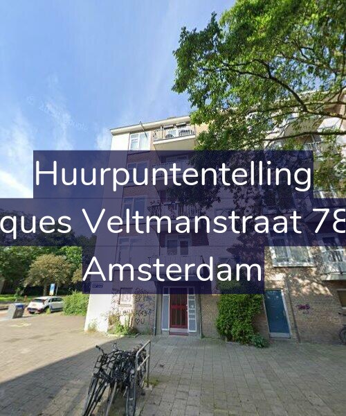 Foto gevel Huurpuntentelling voor Jacques Veltmanstraat 78-H, Amsterdam