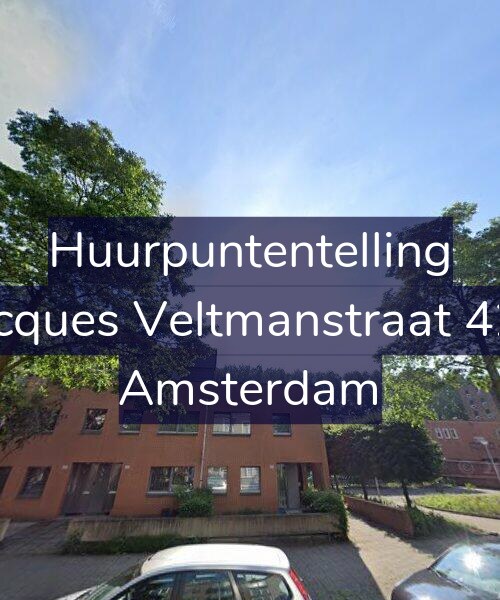Foto gevel Huurpuntentelling voor Jacques Veltmanstraat 425, Amsterdam