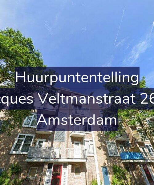 Foto gevel Huurpuntentelling voor Jacques Veltmanstraat 26-3, Amsterdam