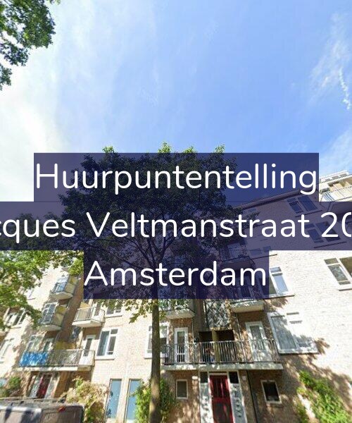 Foto gevel Huurpuntentelling voor Jacques Veltmanstraat 20-2, Amsterdam
