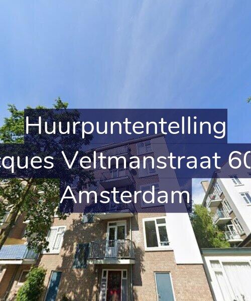 Foto gevel Huurpuntentelling voor Jacques Veltmanstraat 60-2, Amsterdam