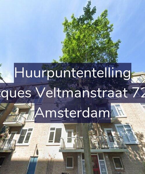 Foto gevel Huurpuntentelling voor Jacques Veltmanstraat 72-3, Amsterdam